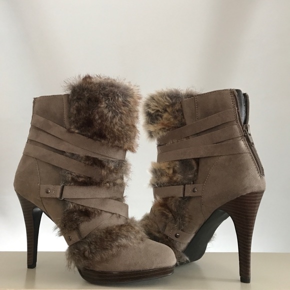 Shoes - *NWOT* Boots with Faux Fur